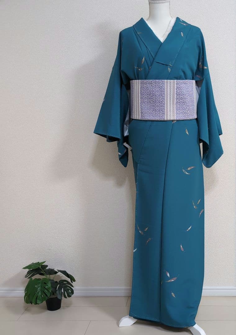 MENSママさま専用【三花】未使用品 さんび 東レシルック 洗える袷 着物