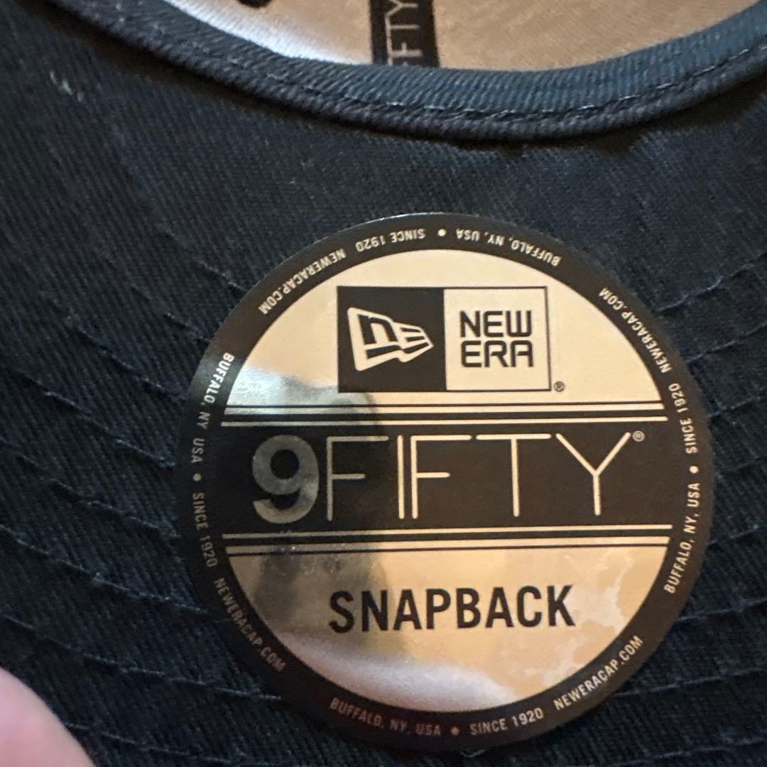New Era 9FIFTY スナップバックキャップ 黒 インディアンス - メルカリ