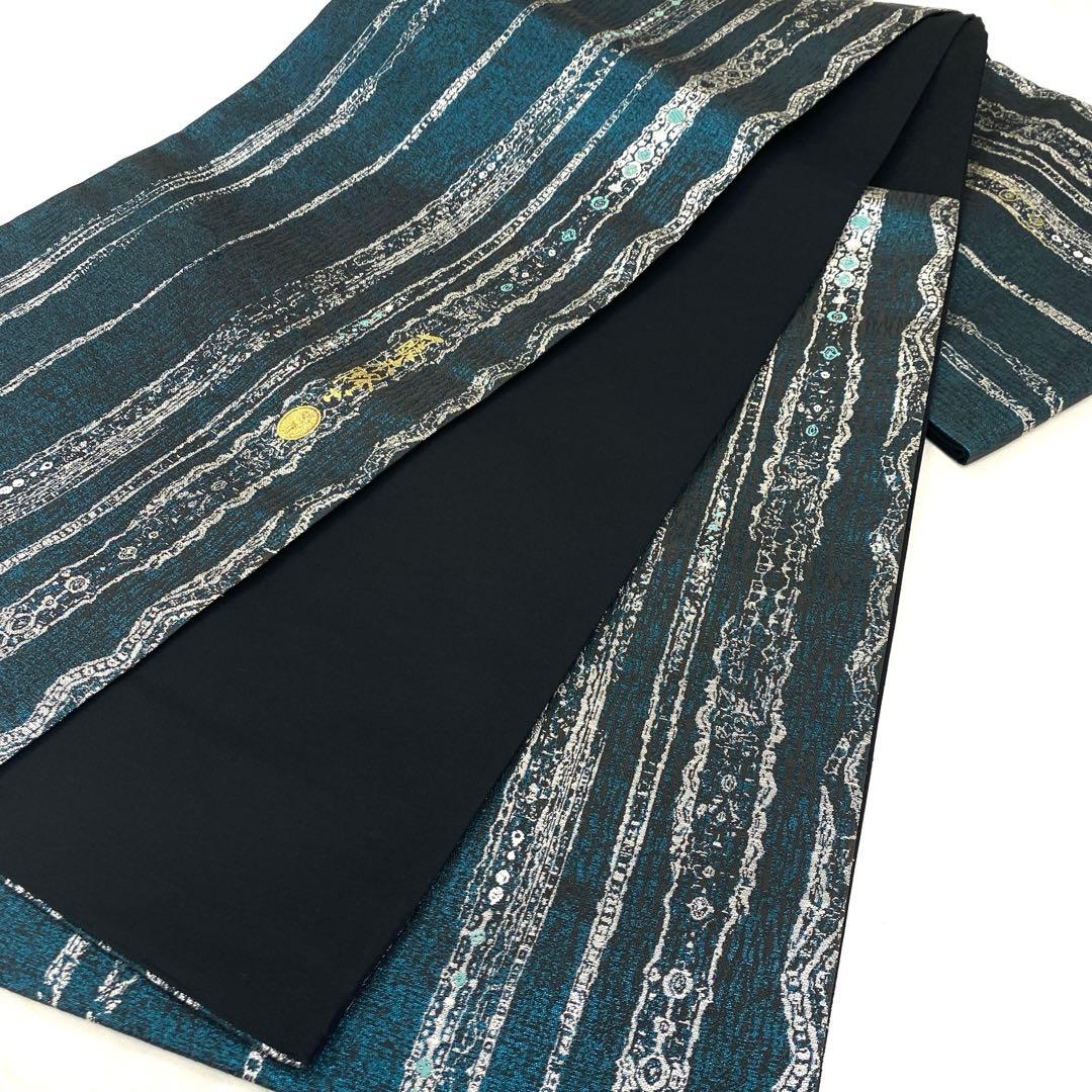 ⭐︎O0580 新品お仕立て上がり 藤本隆司 作 ブラックダイヤモンド 正絹