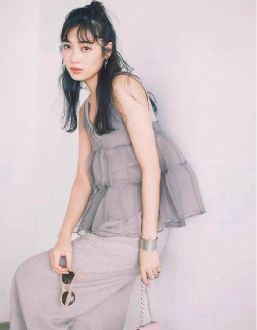 Mystrada マイストラーダ オーガンティアードキャミ モカ - メルカリ