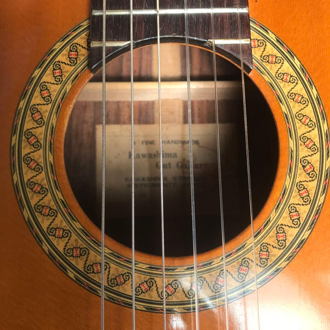 川島楽器 トップ単板 美品 クラシックギター - メルカリ