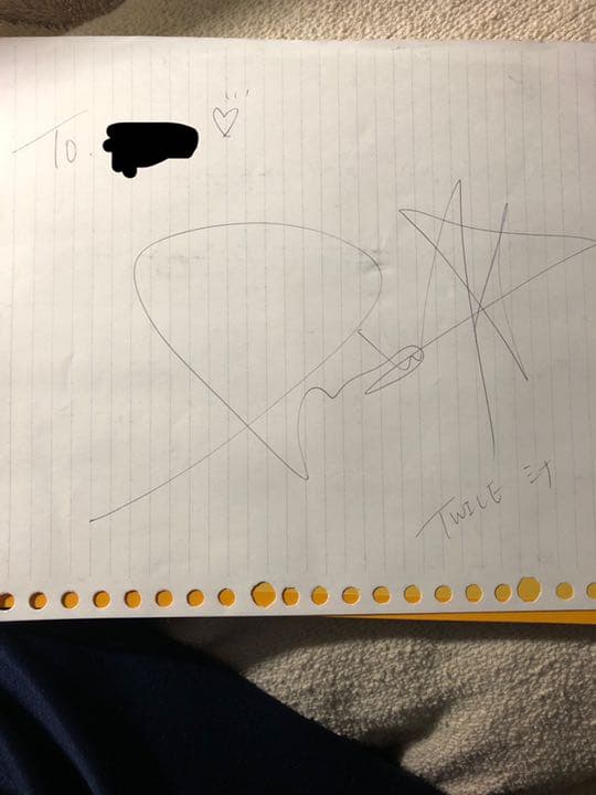 Twice ミナ mina トゥワイス ミナ　直筆サイン TWICE ミナ MINA 直筆サイン ENEMY - メルカリ