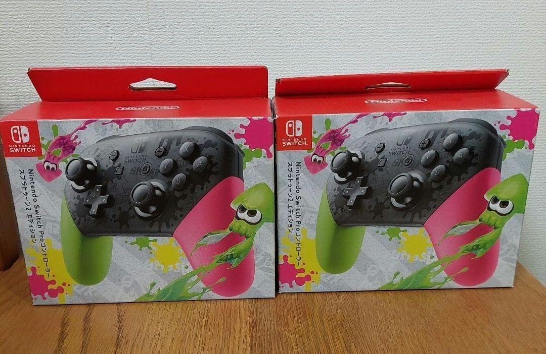 【２個セット】Proコントローラー スプラトゥーン2エディション #KH Amazon.co.jp: スプラトゥーン2すぐに遊べるProコントローラーセット