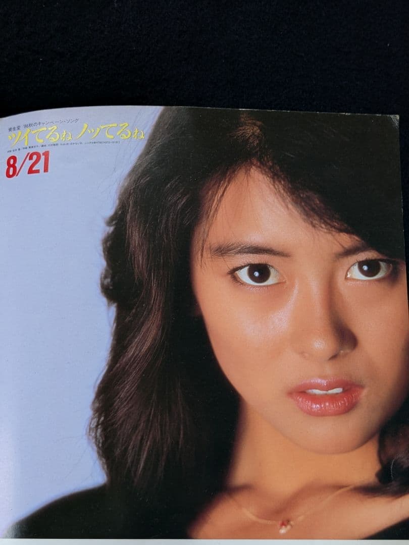中山美穂 1986 コンサートツアーパンフレット ライブ 写真 歌詞