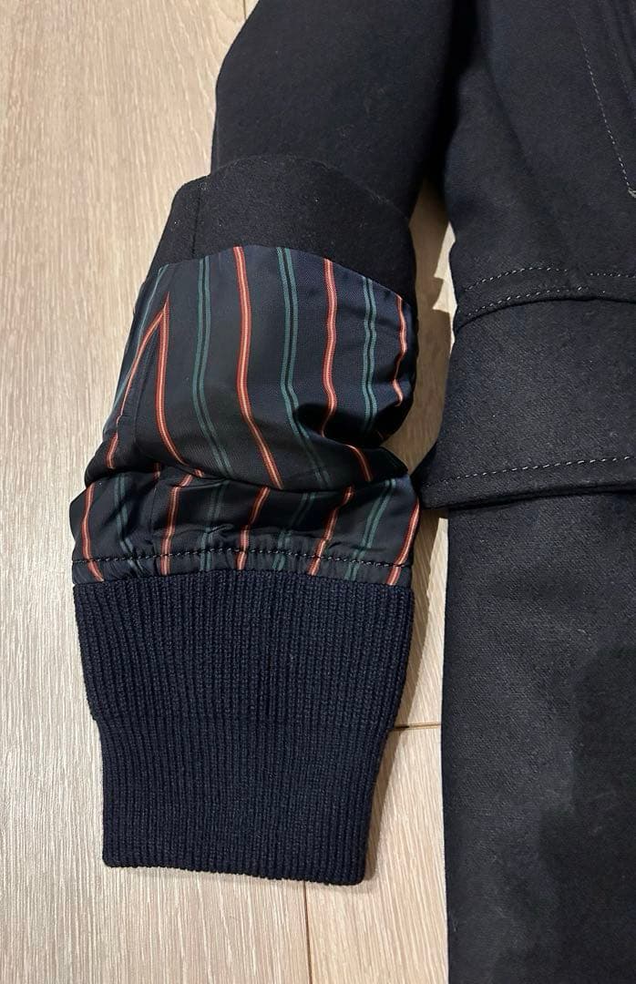 【ほぼ未使用】お値下げ中！ナイジェルケーボン 《ロングPコート》ダークネイビー