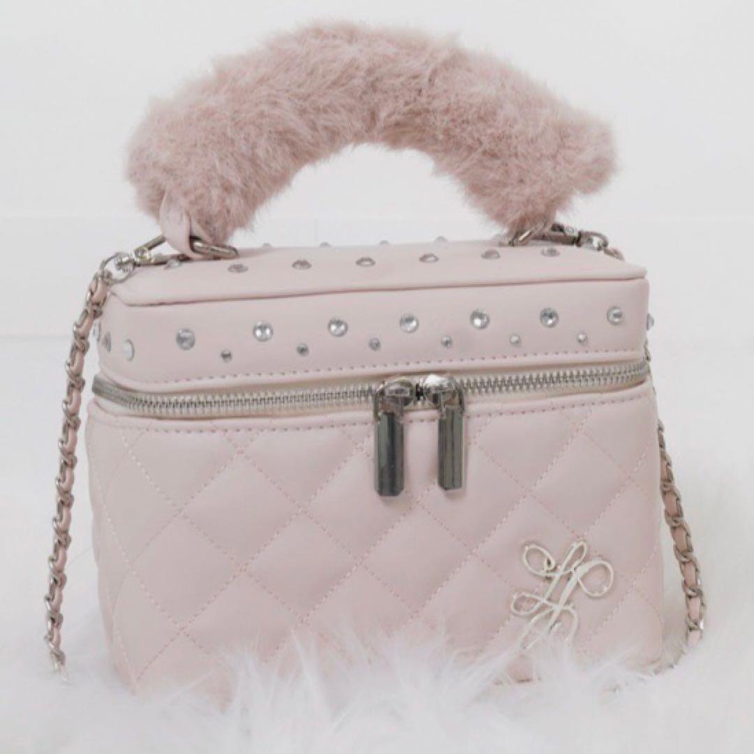 ルミニョン lumignon バニティ バニティバッグ ピンク - メルカリ