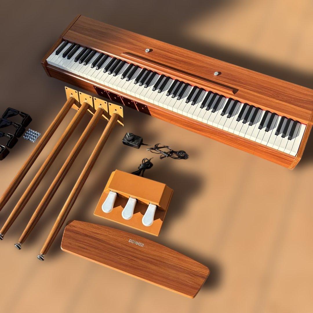 DONNER 88鍵盤電子ピアノDDP-80 おまけ付き Amazon.com: Donner DDP-80 Digital Piano 88 Key Weighted Keyboard