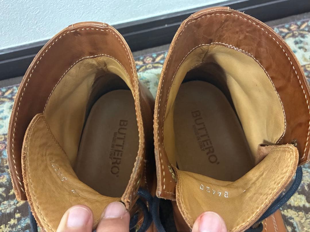 ち*き様 【BUTTERO】イタリア製 レースアップブーツ - メルカリ