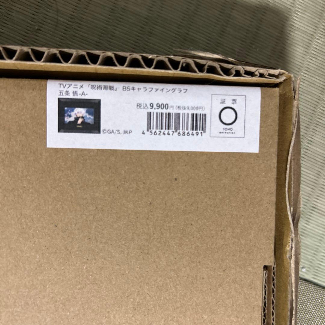新品未開封☆呪術廻戦 五条悟A B5キャラファイングラフ シリアル