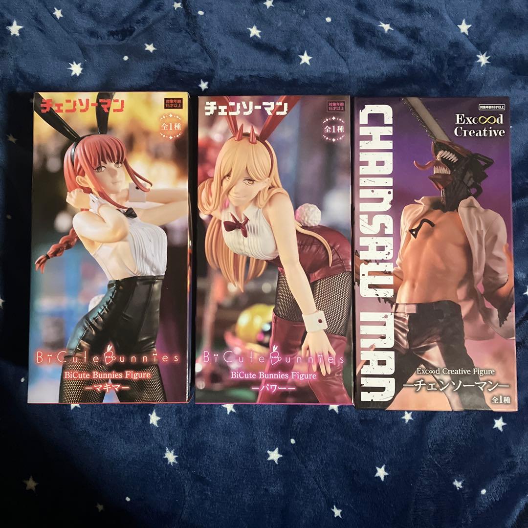 匿名配送】チェンソーマン マキマ パワー デンジフィギュアセット