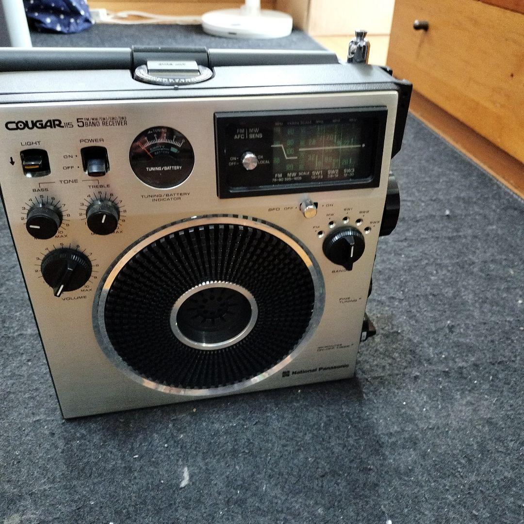 National Panasonic Cougar ラジオスピーカー National Cougar 2200 クーガー ラジオ ジャンク品 ナショナル