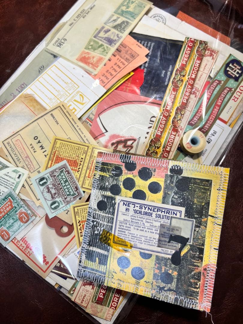 ➁ビンテージ紙モノset アソート 蚤の市 ジャンクジャーナル - メルカリ