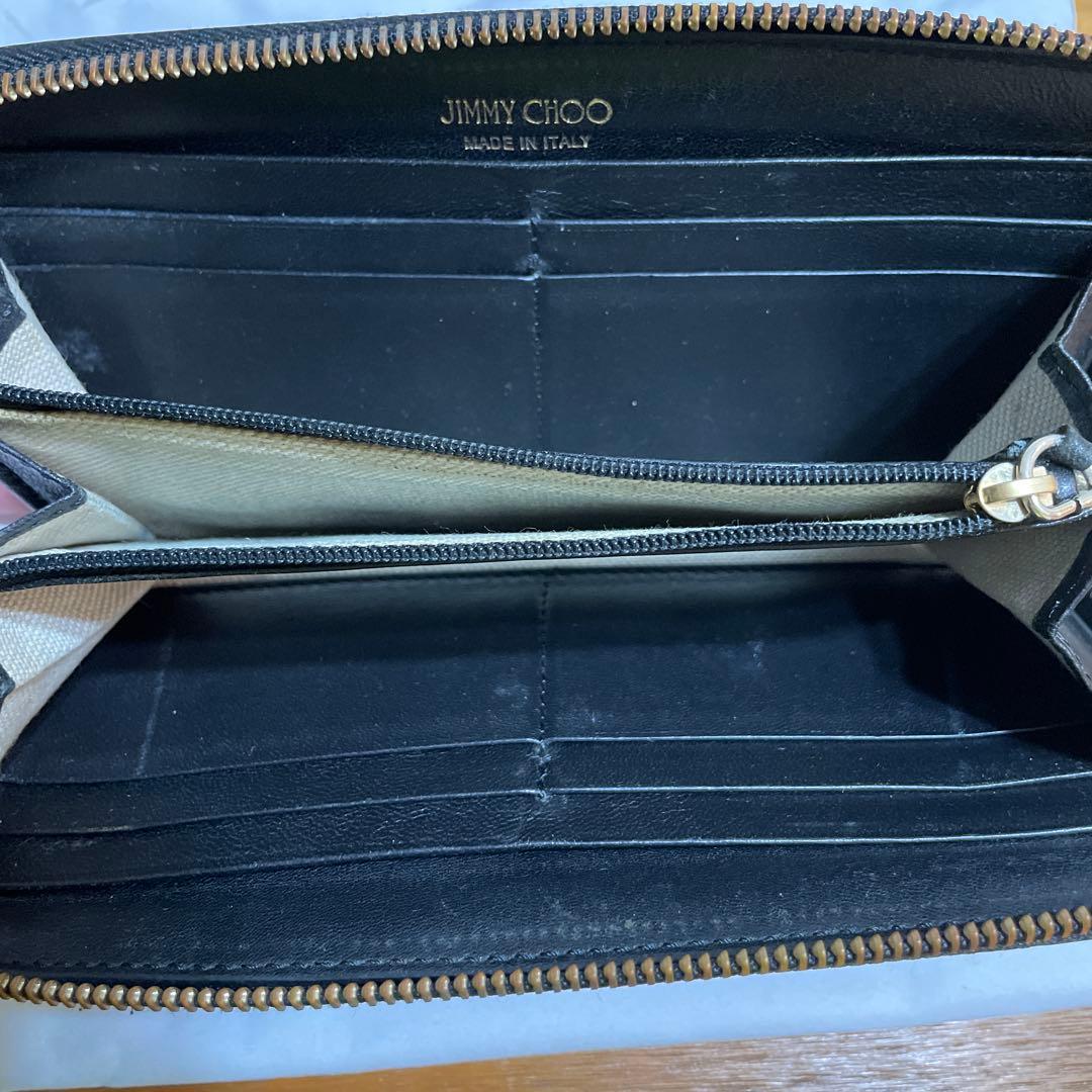 JIMMY CHOO ブラック 長財布 星型エンボス - メルカリ