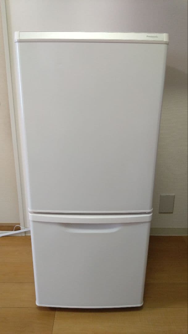 ☆良品☆ Panasonic NR-BW14HJ 冷凍冷蔵庫 2ドア 大阪 冷蔵庫 パーソナルタイプ マットバニラホワイト NR-B14HW-W [幅48cm