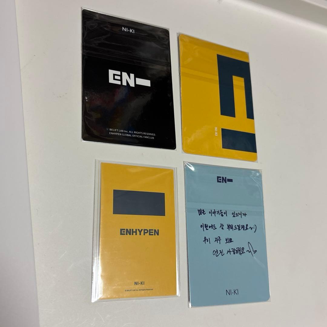enhypen ニキ fc トレカ - メルカリ