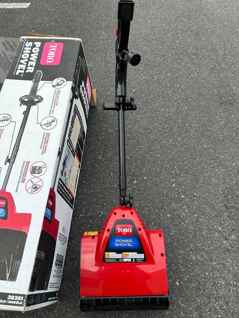 TORO 電動スノーショベル Toro 38361（20M防雨延長コード付き） - メルカリ
