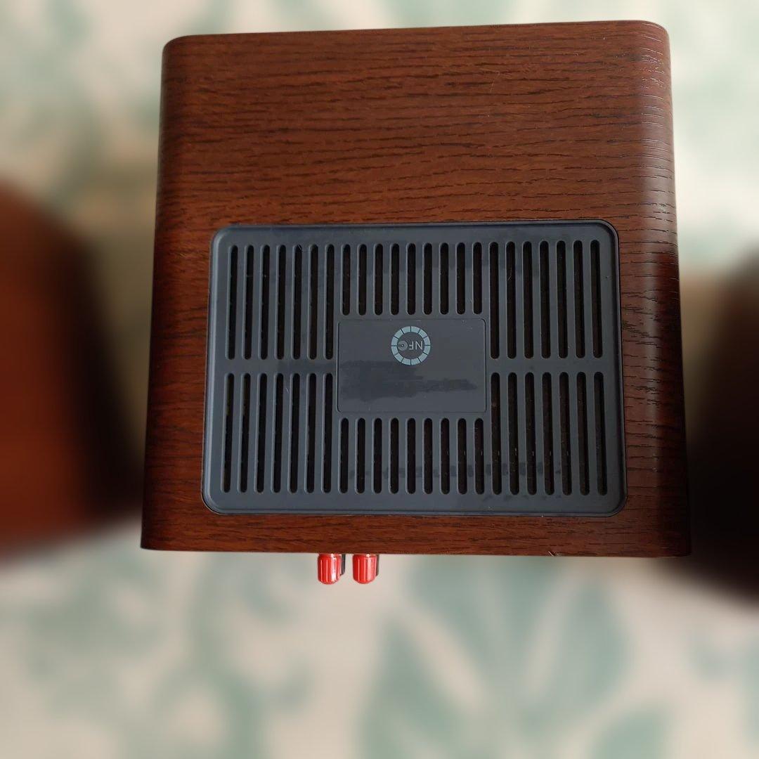 SANSUI 真空管ハイブリッドアンプ搭載SMC-300BT ブラウン - メルカリ