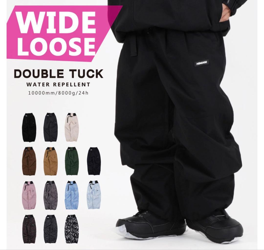 ☆新品未使用☆HIMASS MANIA スノーボードウェア ダブルタックパンツS