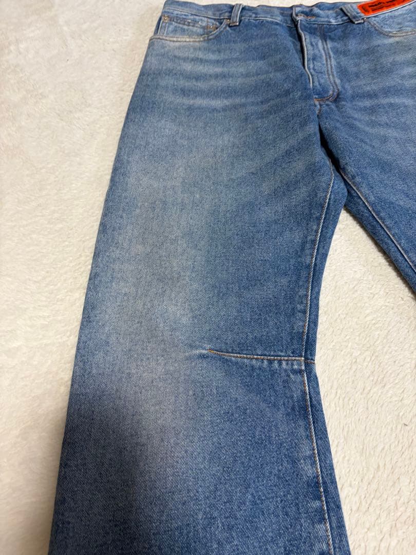 HERON PRESTON ペインターデニム ワイドデニム-人気 定番