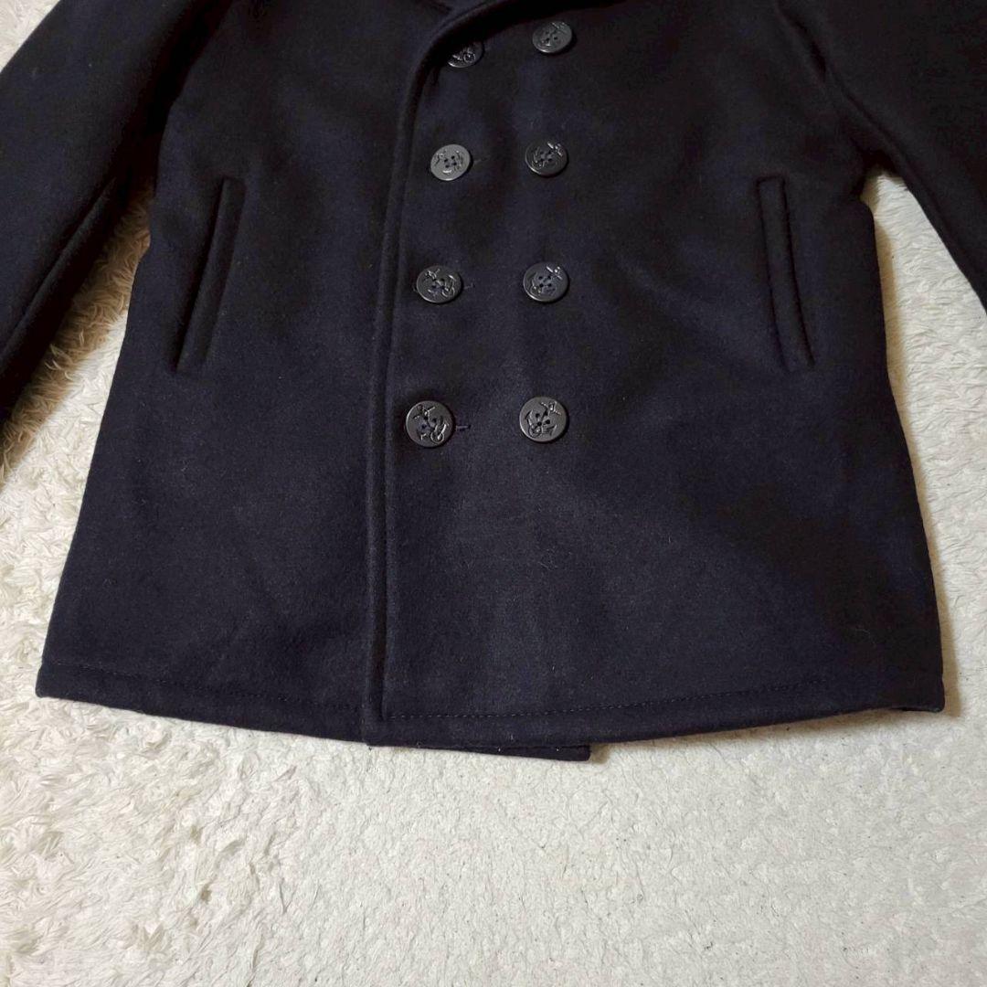 美品✨ Schott ピーコート 740 裏地キルティング 中綿 ブラック 38