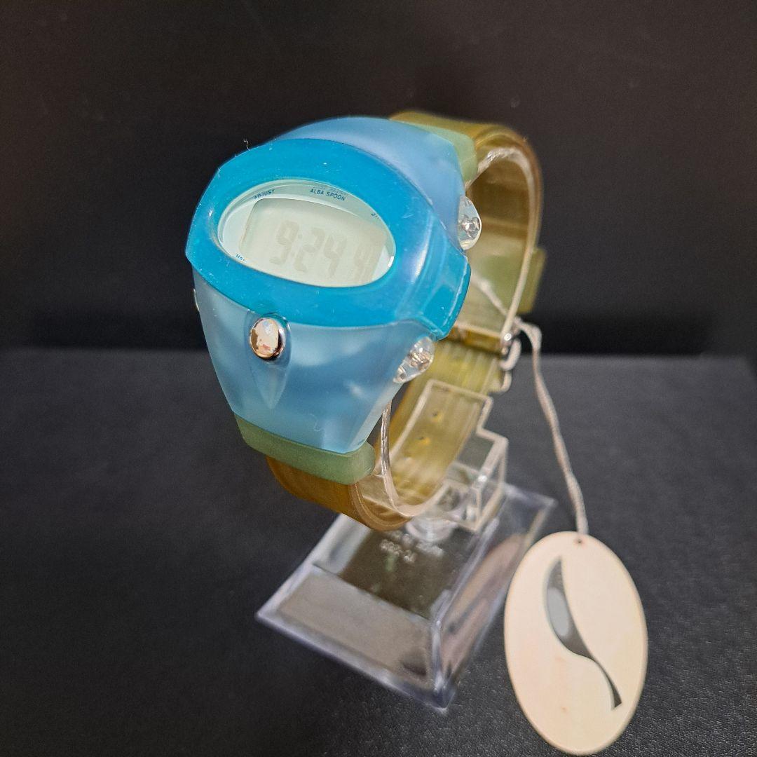 デッドストック ALBA アルバ スプーン SPOON 青スケルトン - メルカリ