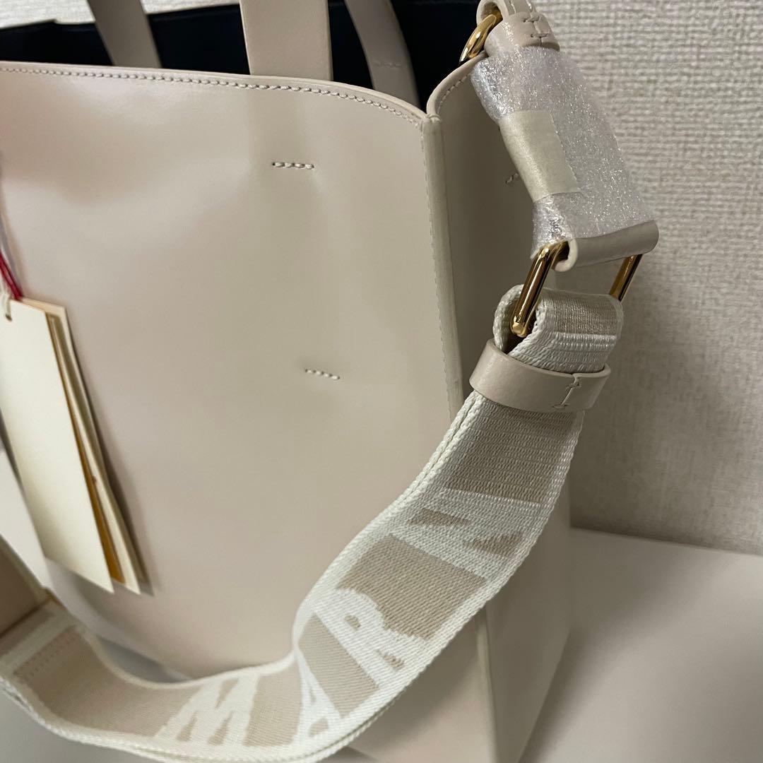 新品未使用タグ付き】MARNI museo スモール ベージュ - メルカリ