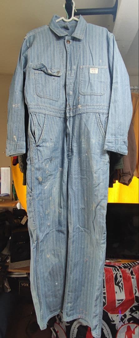 BIG MAC ストライプ オーバーオール ヘリンボーン ヴィンテージ 60s 60s BIGMACビッグマック ヘリンボーンオーバーオール - Sixpacjoe Web Shop