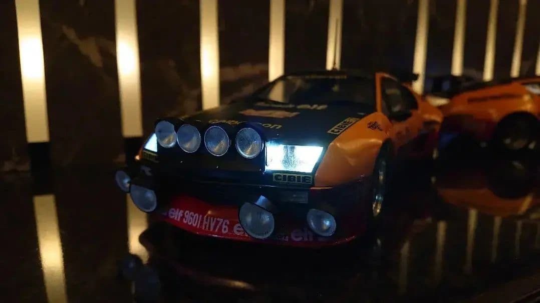 フジミ ルノー スーパー アルピーヌ A310 1/20 プラモデル 完成品