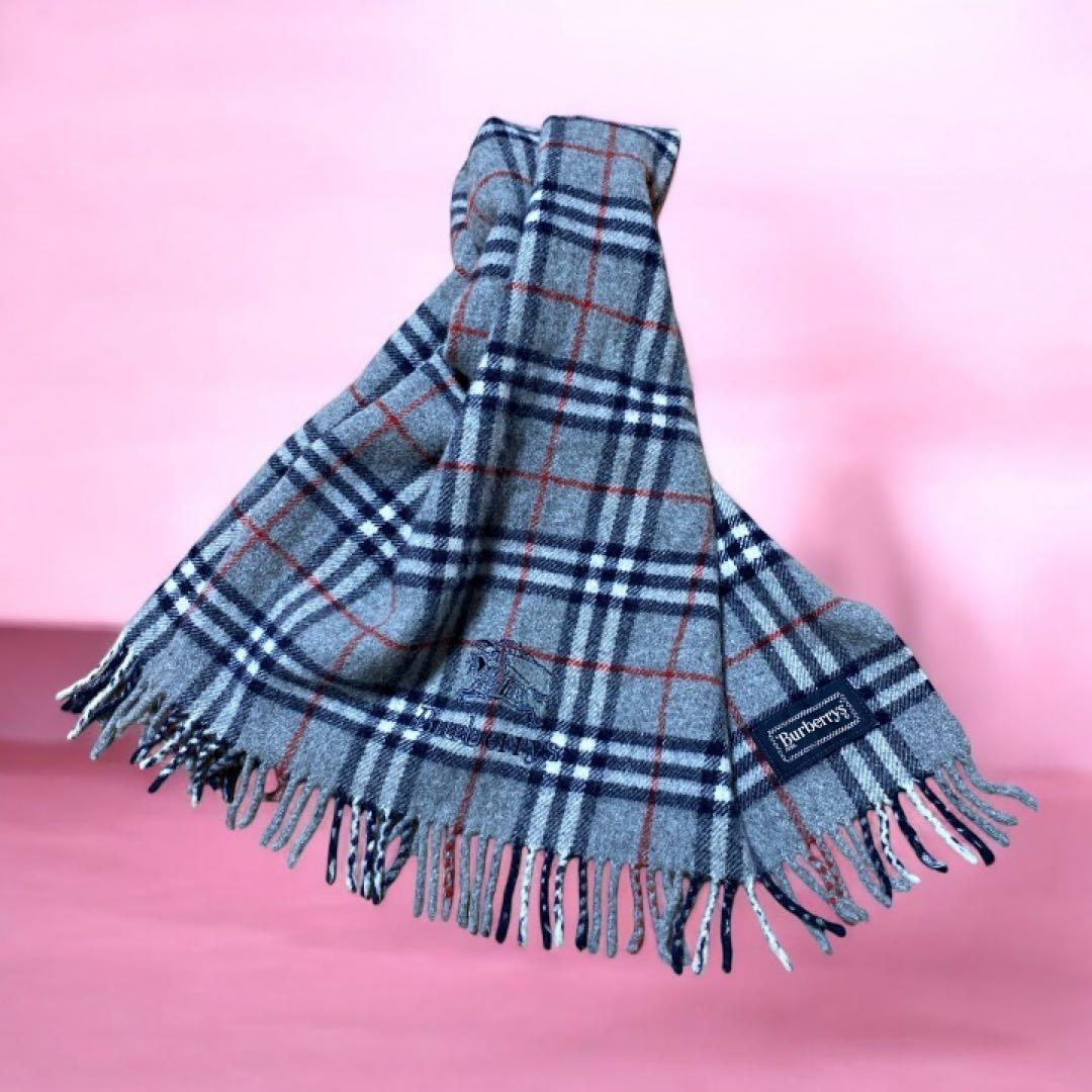 Burberrysノバチェック 膝掛け ブランケット ウール 大判 バーバリー