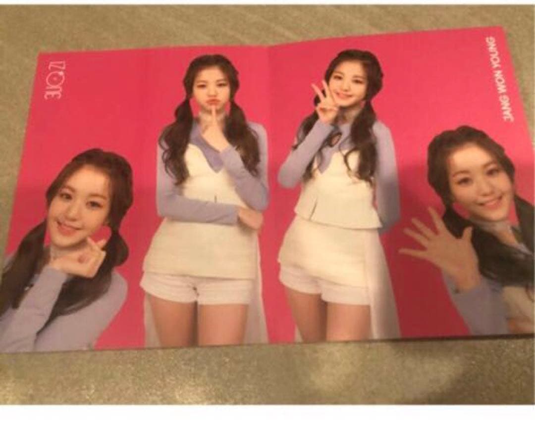 レア！！COLOR*IZ ウォニョン❣️タワレコサインIZ*ONE 直筆サイン