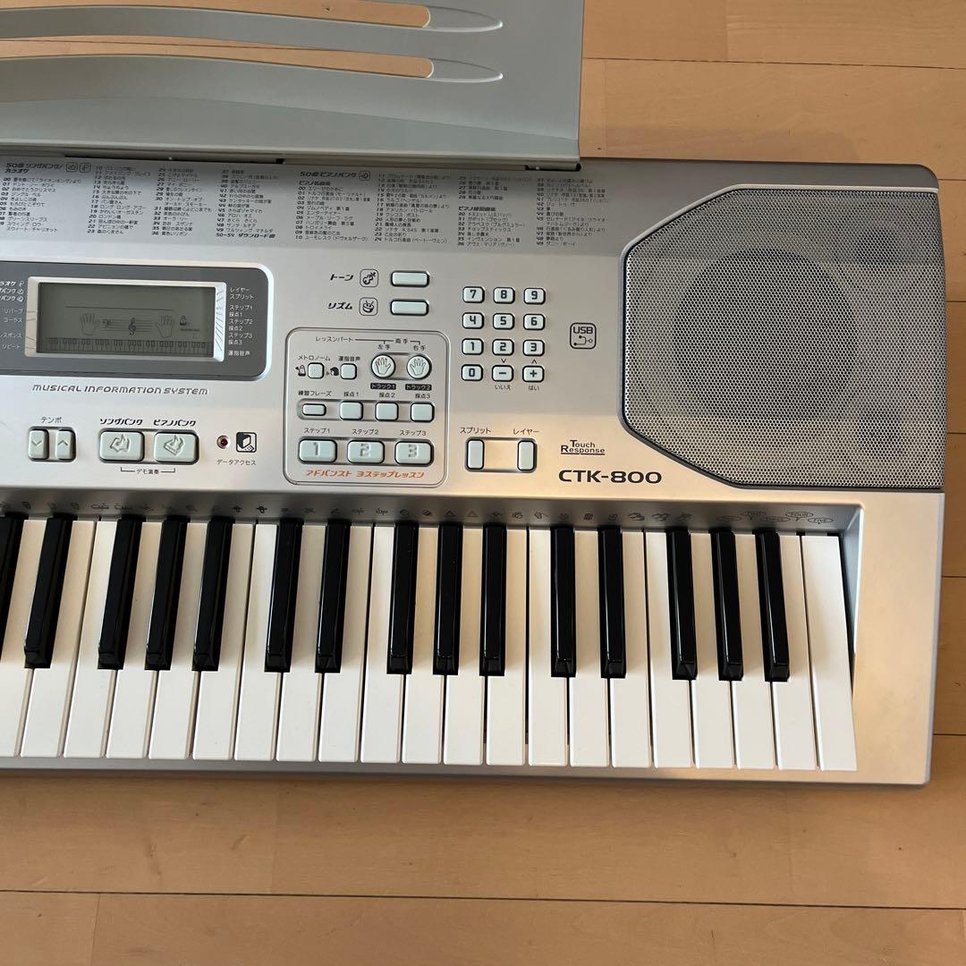 送料込み完動品】 CASIO カシオ キーボード 電子ピアノ CTK-800 - メルカリ