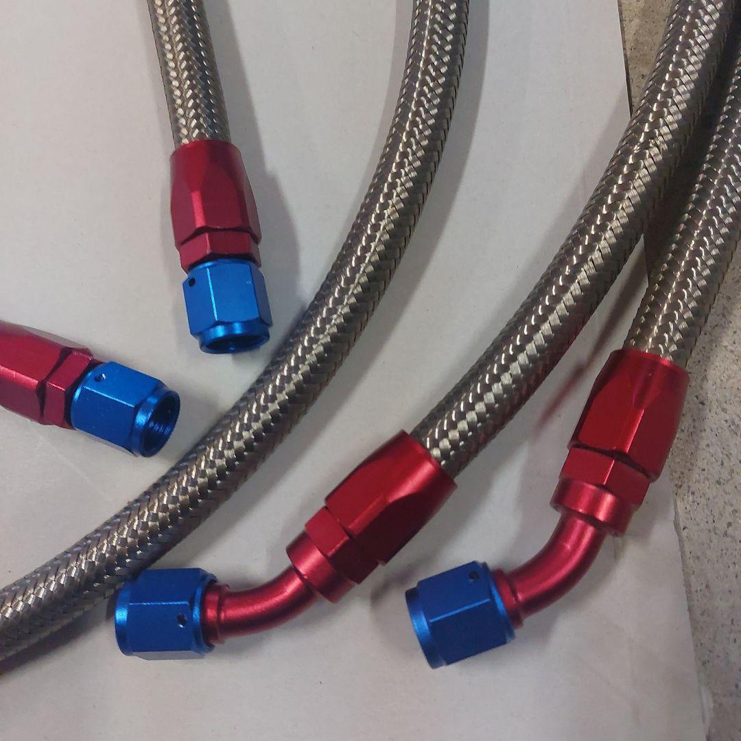 ゼファー400/550 オイルクーラーホース 新品サーモスタット 取り出し口