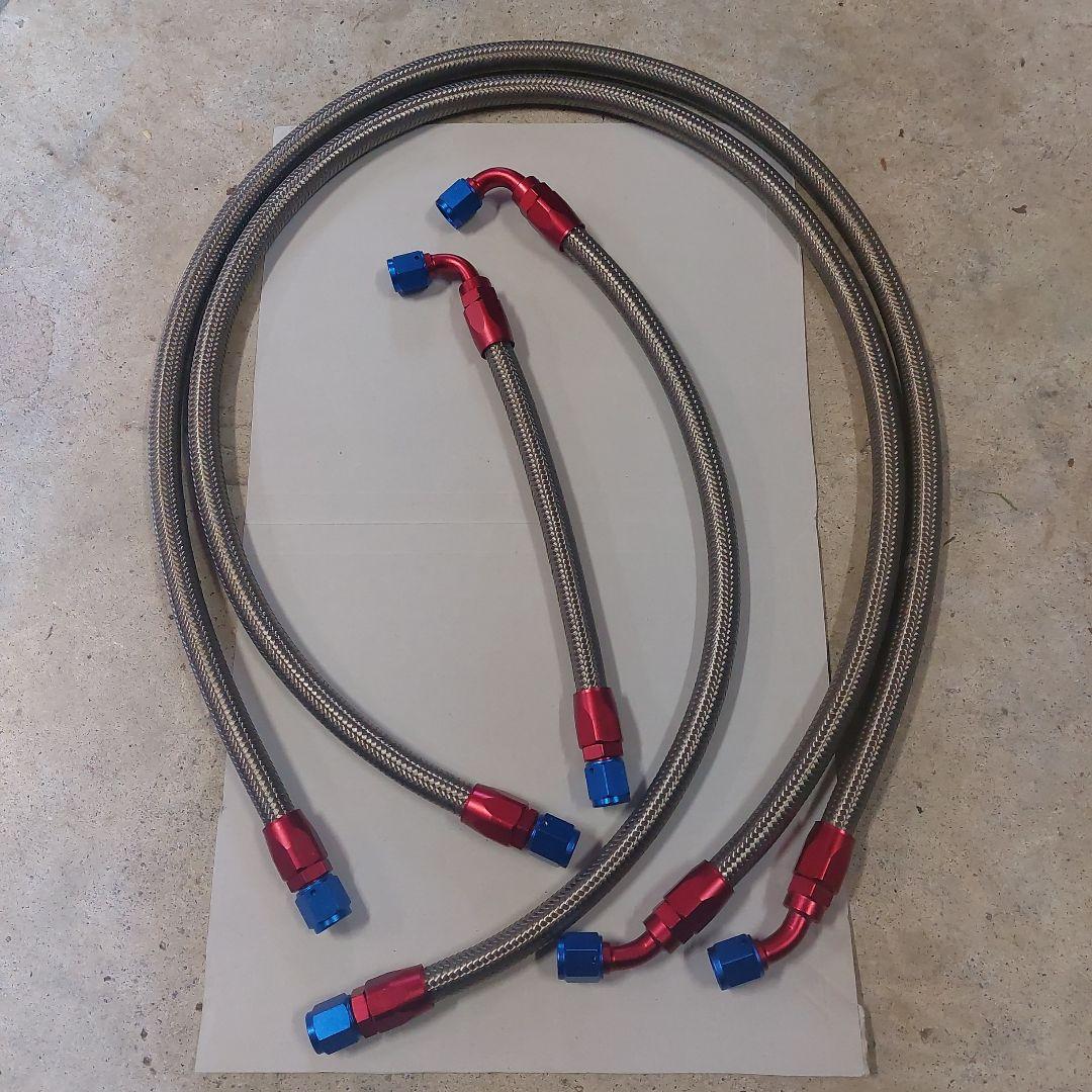 ゼファー400/550 オイルクーラーホース 新品サーモスタット 取り出し口