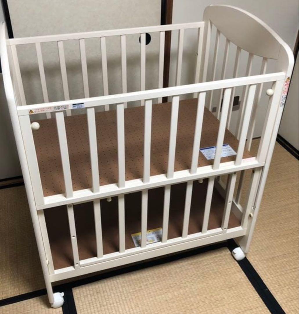 カトージ KATOJI ミニベビーベッドハイタイプ ふとんの西川布団セットつき カトージ（KATOJI） ベビー布団 ベビー布団セット 折りたたみベビー