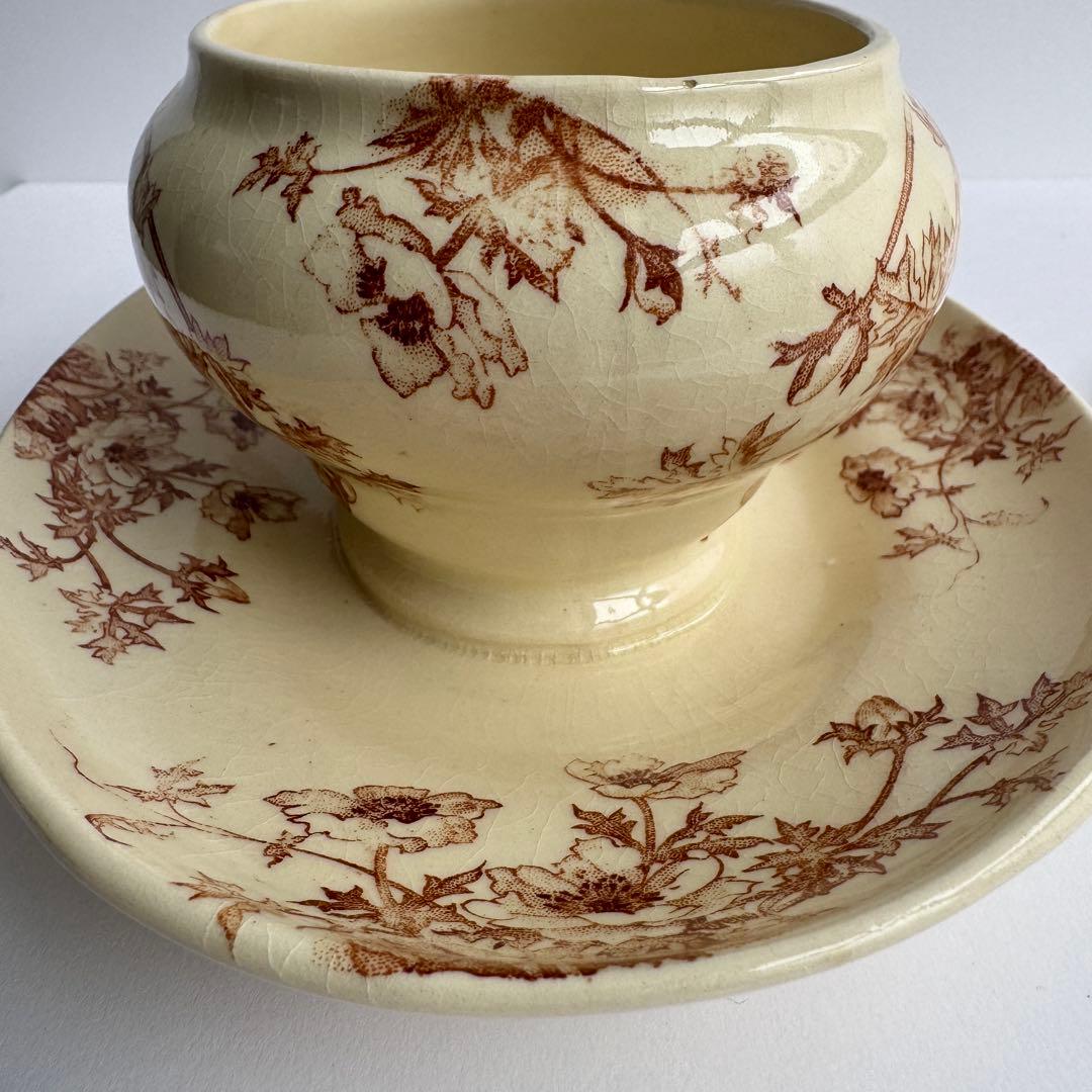 フランスアンティーク Gien ジアン Anemones アネモネ ソーシエール