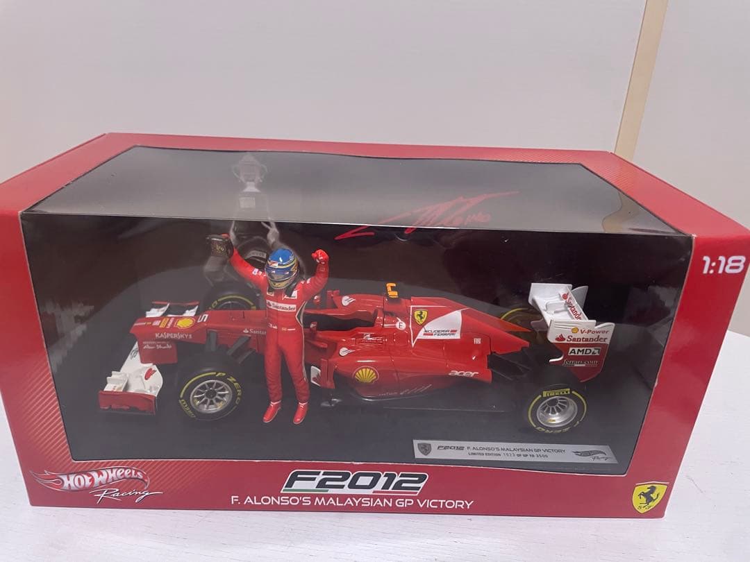 未開封F2012アロンソ優勝限定F.Alonso’s Malaysia GP