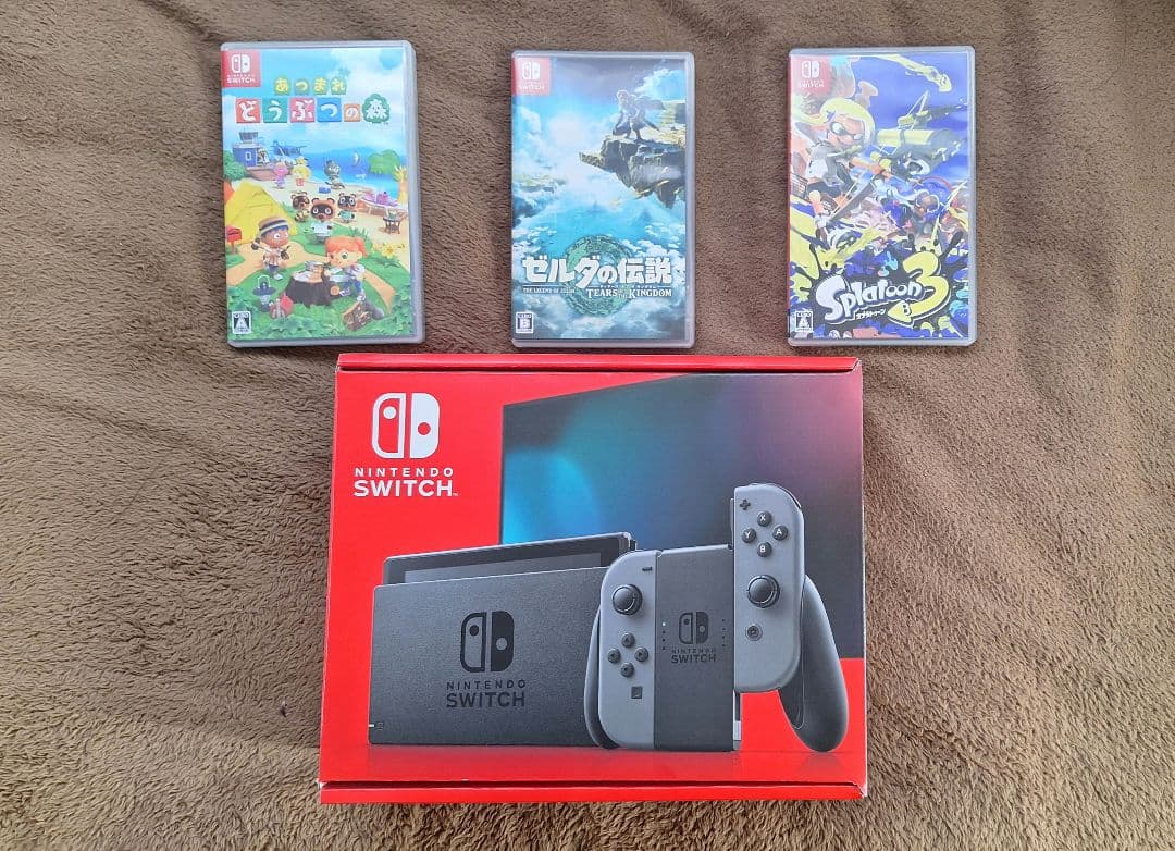 Nintendo Switch 本体 + ゲームソフト3本 Nintendo Switch ゲームソフト3本セット nintendo switch とソフト3つ