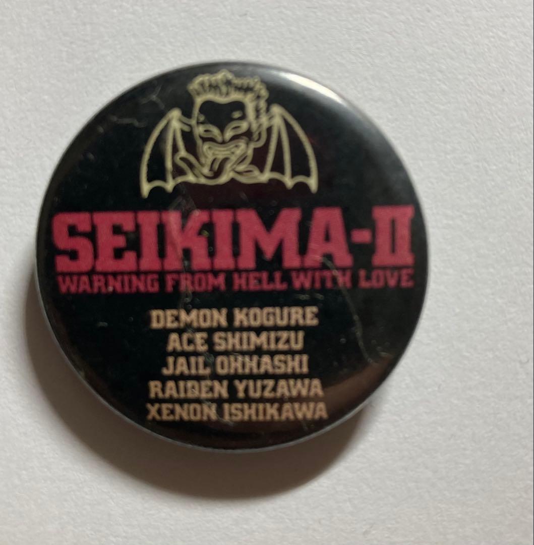 聖飢魔II 缶バッジ 3個 SEIKIMA-II