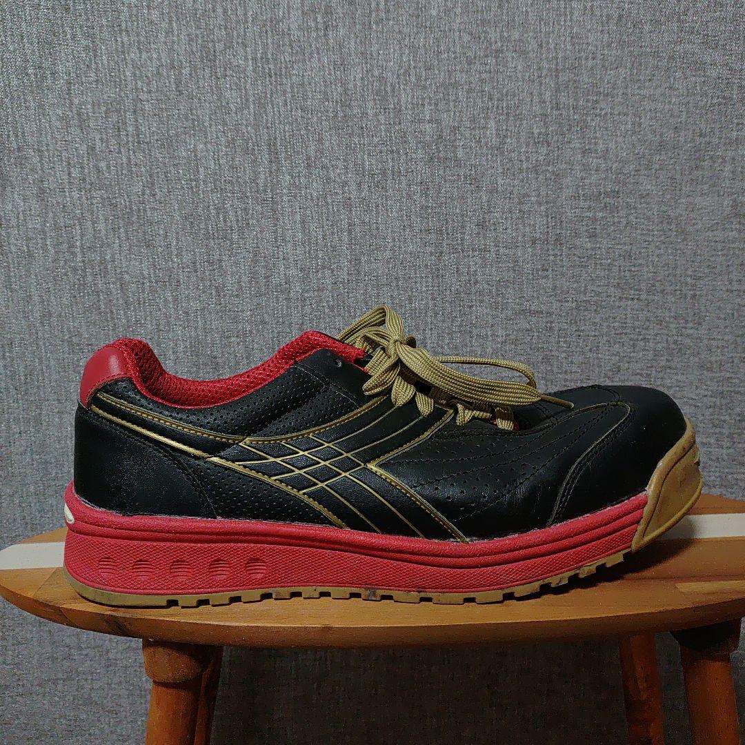 DIADORA 安全靴 黒/赤 27.5cm EEE