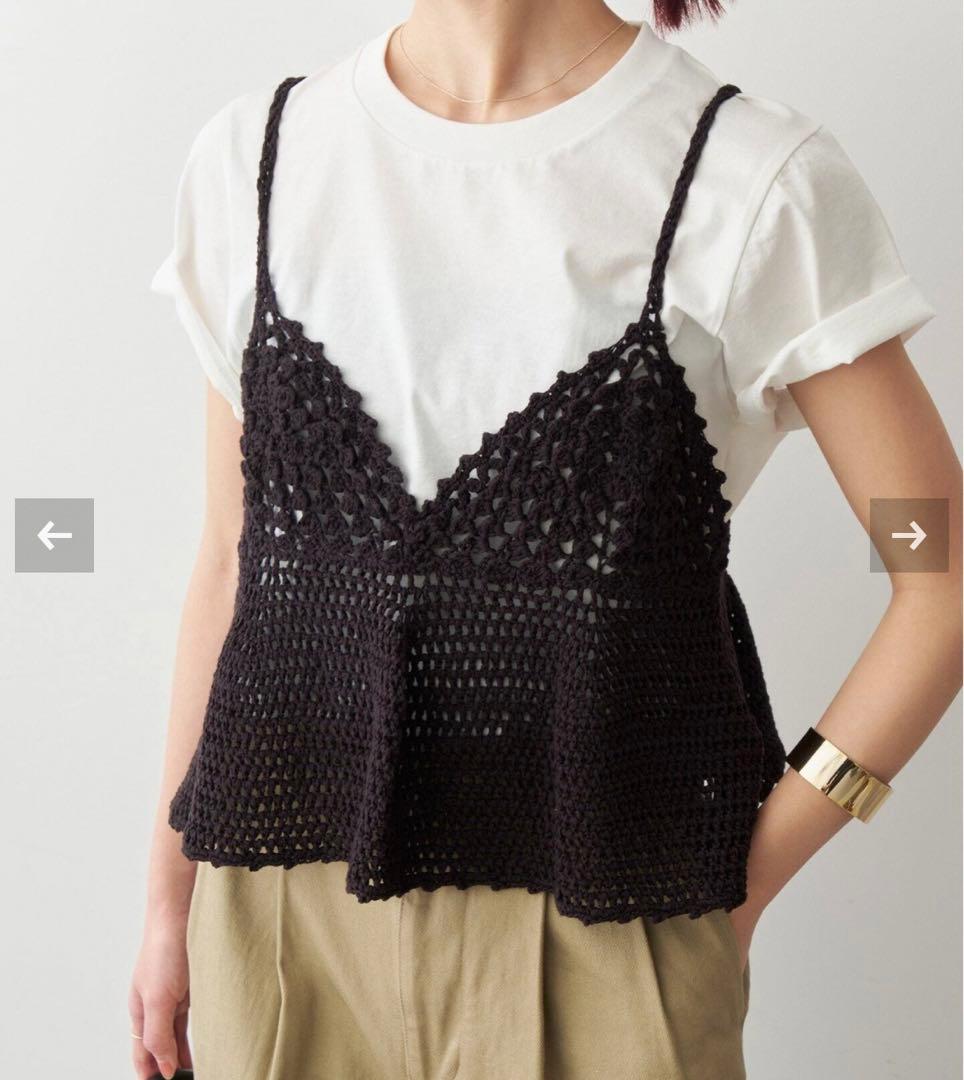 Spick and Span クロシェニットキャ ミソール　新品 クロシェニットキャミソール（キャミソール）｜Spick and Span