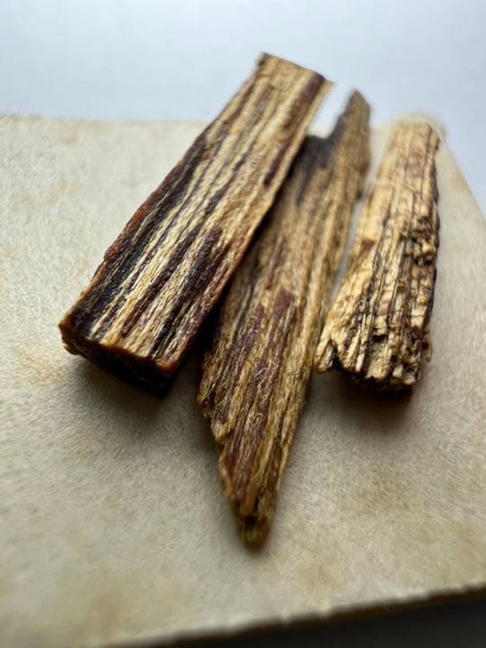 古渡命銘木 志野流家元名香　伽羅　【うてな】0.174g 香木/お香/沈香/伽羅