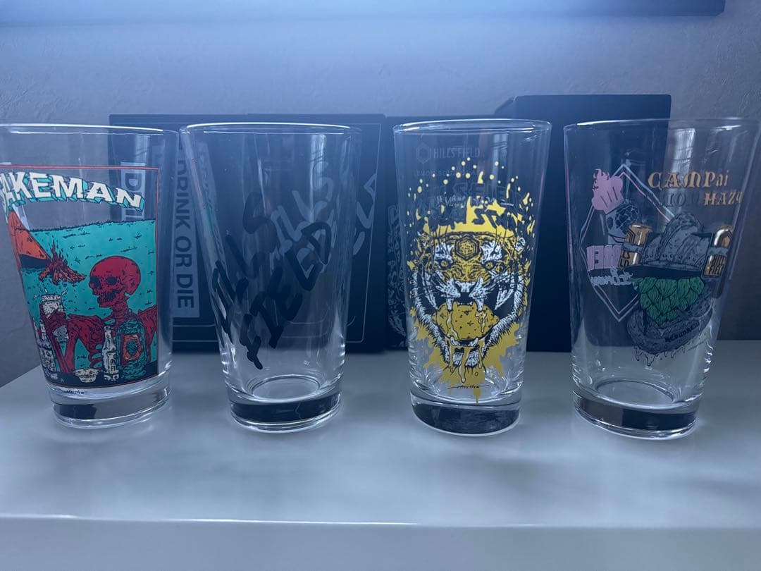 HILLS FIELDパイントグラスセット ヒルズフィールド 伊豆のぬし釣り