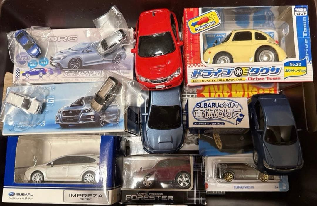 SUBARU トミカ ミニカー セット kiyahobby_4904810899143