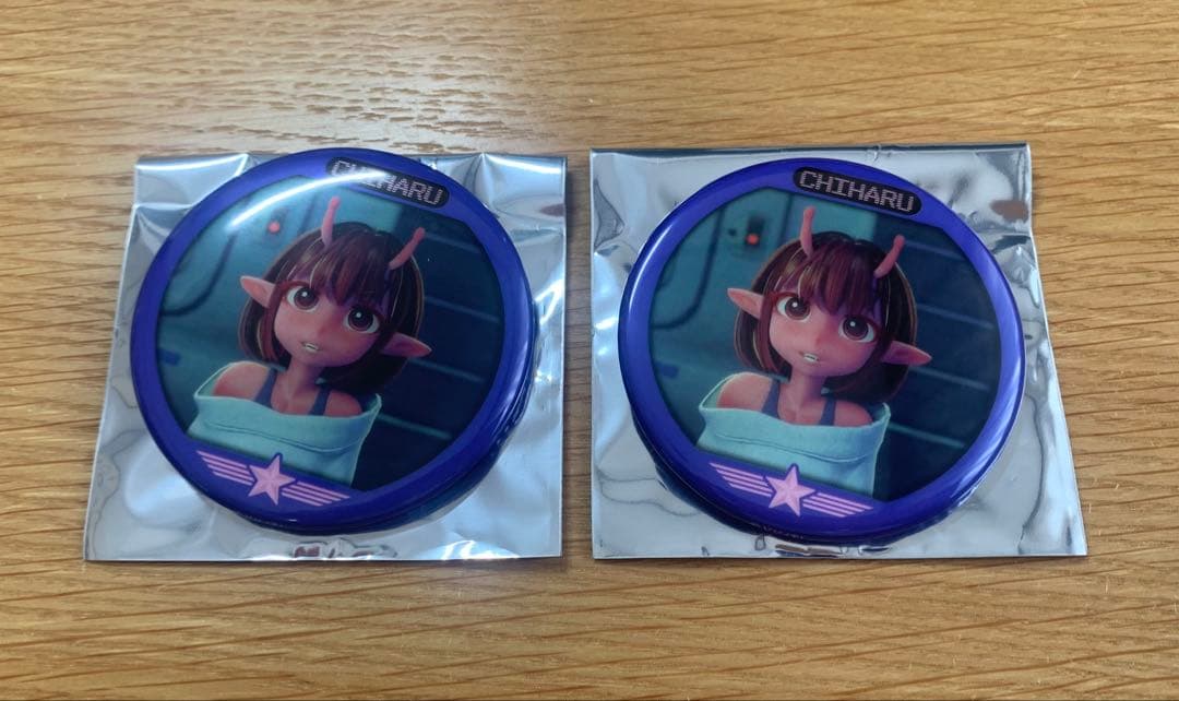 銀河特急ミルキーサブウェイ ポップアップストア 缶バッジ チハル