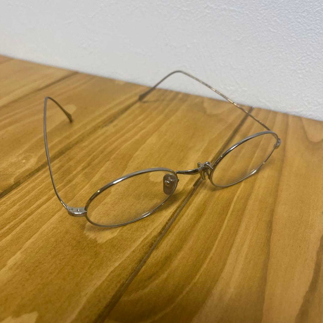 MASUNAGA GMS-196T オーバル メガネ シルバー 増永眼鏡 - メルカリ