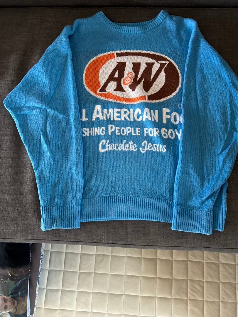A&W × Chocolate Jesus AWCJ Knit Sweater - メルカリ