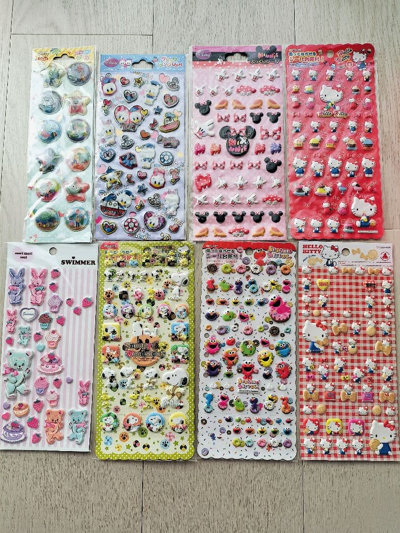 シール　いろいろ　かわいい　未使用あり シール かわいい ランダム 12枚 18枚 どちらか選べる シールセット