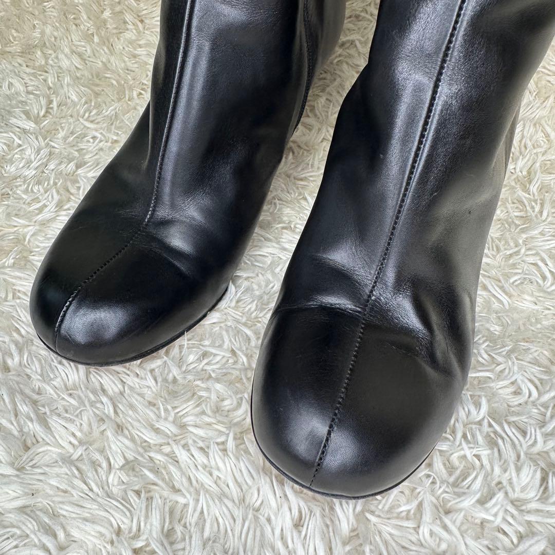 美品】GUCCI ジョッキーブーツ G金具 インターロッキング 黒 23cm