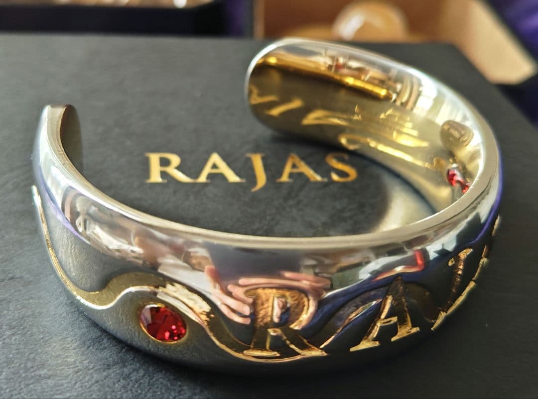 新リンパ療法 RAJASリング (大.小) 水晶セット - メルカリ