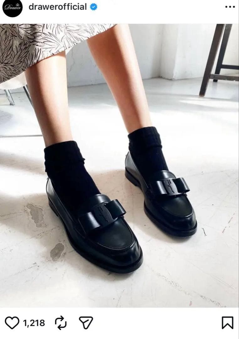 美品　定価126,500円ドゥロワー drawer 購入　フェラガモ　ローファー Drawer（ローファー/革靴）のフリマアイテム一覧